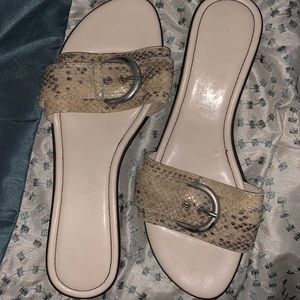Connie slip on snake skin, Italian